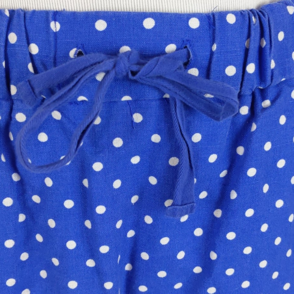 J. Crew Factory Linen Blend Drawstring Dot - Picture 5 of 9